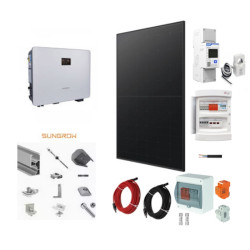 KIT GREEN FOTOVOLTAIC 6 kW MONOFAZAT COMPLET SUNGROW + STOCARE 6.2kW