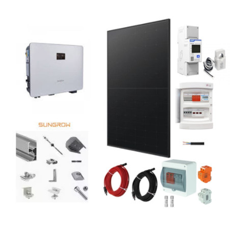 KIT FOTOVOLTAIC GREEN 6KW INVERTOR SUNGROW PANOURI CASA VERDE ENERGIE PANOURI SISTEM HIBRID